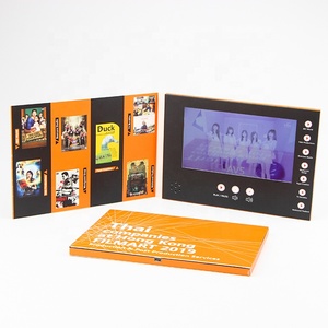 Kpop-tarjeta de visita para publicidad, <span class=keywords><strong>libro</strong></span> lcd de 7 pulgadas, folleto de vídeo, productos nuevos - Product Image 1