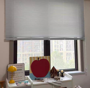 Persianas Venecianas de Aluminio de Fábrica China, 25 mm de Ancho, Cortinas Inalámbricas, Persianas Económicas, Lamas en Forma de L y C, 0.18 mm, Persianas para Dormitorio - Product Image 1