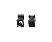 Prise d'alimentation verticale droite DC012A-2.0, contact en cuivre résistant aux hautes températures, boîtier en nylon, pour circuit imprimé, IP40, 0,5A, 50V