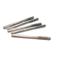 Fraise à diamant électroplaqué pour CNC, fraise à pierre pour gravure sur granit, marbre, quartz, OEM
