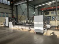 Máquina Plegadora y Encoladora de Cajas de Cartón Totalmente Automática de Alta Velocidad para Cartón Corrugado