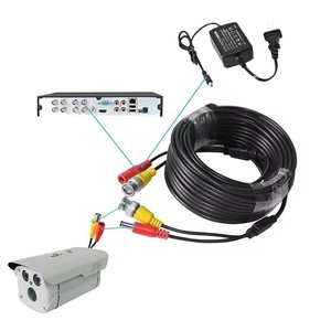 BNC DC Coaxial Cable For Analog AHD <b>Camera</b> Power And Video Transmission 480W Copper <b>Wire</b> Male Female Connector - Product Image 1