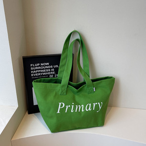 <span class=keywords><strong>2025</strong></span> New Lớn Tùy Chỉnh Thư In Đầy Màu Sắc <span class=keywords><strong>Canvas</strong></span> Tote Túi Cho Phụ Nữ Công Suất Lớn Làm Việc Vai Và Tái Sử Dụng Tote - Product Image 6