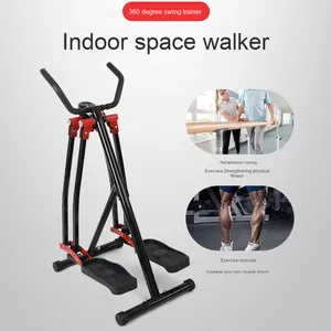 3D xuyên biên giới nhà tập thể dục thép airwalker phía trước và phía sau <span class=keywords><strong>Swing</strong></span> huấn luyện viên đi bộ máy thuận tiện cầu thang bước - Product Image 3