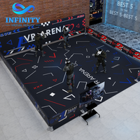 Juego de Realidad Virtual Inalámbrico, Simulador de Batalla Multijugador para 4-10 Jugadores, Equipo de Arena de Movimiento Libre para Centro de Entretenimiento