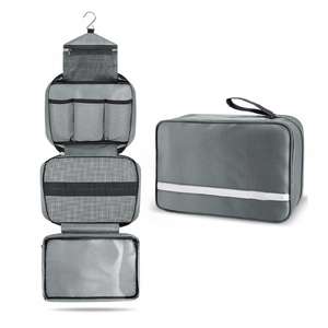 Kit de Almacenamiento de Viaje para Hombre, Bolsa de Aseo de Gran Capacidad, Ecológica, con Cierre, Impermeable, Expandible, Organizador de Ducha - Product Image 1