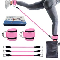 Sangles de cheville pour fitness et yoga, bandes de résistance pour l'entraînement des fessiers et des jambes, boucles de pied, bandes de jambe, manchettes de cheville pour machine à câble