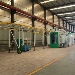 Automatic powder coating Steel structure spray painting system and painting line