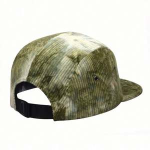 Gorra de Campamento de Pana de 5 Paneles Personalizada de Alta Calidad con Bordado 3D, Gorras de Moda con Visera Plana para Campismo, Deportes al Aire Libre, Gorras de Campista - Product Image 5