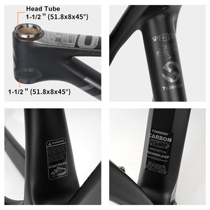Fabricant de cadres de vélo personnalisés, cadre de vélo VTT en fibre de carbone, Boost 12*148, <span class=keywords><strong>axe</strong></span> <span class=keywords><strong>traversant</strong></span> léger, équipement 29er, cadre de vélo à disque BSA - Product Image 5