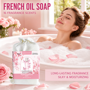 Savon <span class=keywords><strong>Parfum</strong></span>é Direct Usine 250g Marque Privée <span class=keywords><strong>Parfum</strong></span> Personnalisé Emballage Sac en Filet Nettoyant Visage et Corps OEM ODM - Product Image 1