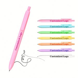 Custom <b>Macaron</b> Color Gel Ink Pens Custom Logo Promotional Advertising Pens for Office School Corporate Gifts - Product Image 1