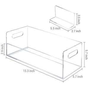 Wholesale Set of 2 Modern Clear Acrylic <b>CD</b> Storage <b>Rack</b> Stackable <b>CD</b> Media Display <b>Rack</b> - Product Image 2