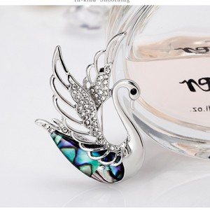 Broches de Lujo Elegantes y Refinados con Diseño de <span class=keywords><strong>Cisne</strong></span> para Chicas, Dulces y Modernos, Joyería para Mujeres, Accesorios para Damas, Venta al Por Mayor - Product Image 2