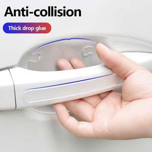 Poignée de porte de voiture, protection contre les rayures, autocollant latéral, peinture, film de protection contre les rayures, 8 pièces - Product Image 2