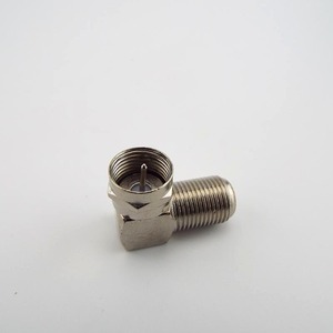 2/4/10pcs 90 Degrés F-Type Mâle à Femelle Connecteur <span class=keywords><strong>Antenne</strong></span> <span class=keywords><strong>TV</strong></span> Adaptateur à Angle Droit <span class=keywords><strong>Prise</strong></span> à <span class=keywords><strong>Prise</strong></span> Câble Coaxial - Product Image 3