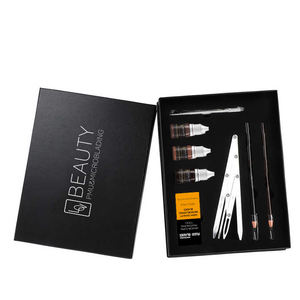 Étui de maquillage professionnel <span class=keywords><strong>Semi</strong></span>-<span class=keywords><strong>Permanent</strong></span> pour Microblading cosmétiques, <span class=keywords><strong>kit</strong></span> de formation pour débutant avec Logo privé - Product Image 4