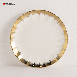 Juego de Platos de Porcelana Fina de Estilo Europeo Moderno, Vajilla de Cerámica para Restaurante y Hotel - Product Image 3