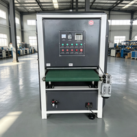 Machine automatique de débavurage et de polissage de tôles plates en acier inoxydable, 7,5 kW, moteur haute productivité, composant essentiel - Offre Spéciale
