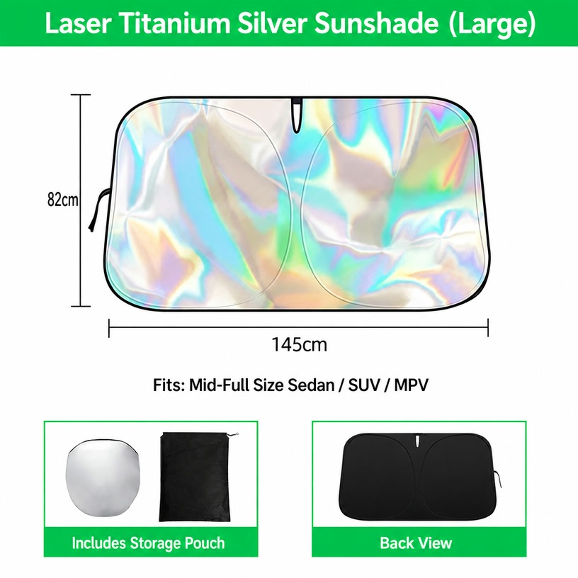 Laser silver size L
