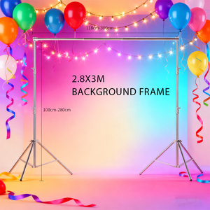 Fotografie-Edelstahl-Hintergrundstativ für Live-Streaming - Product Image 1