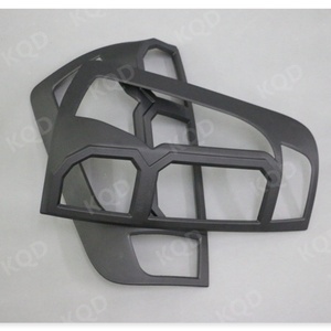 3D Carbon Fiber/Chrome/Black Rear Taillights <b>Light</b> Guard Car Tail <b>Light</b> <b>Cover</b> for NAVARA NP300 - Product Image 5