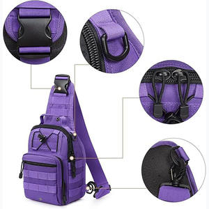 Muestra Gratuita de Chaleco Táctico de Camuflaje para Hombre, Bolsos de Pecho Ligeros para Hombre, Bolsa de Pecho Deportiva Multifuncional - Product Image 4