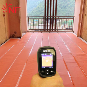 Warmtact 110v-240v Nuevo Estilo Alfombra de Calefacción Eléctrica de Grafeno para Piso con Infrarrojos Lejanos con Cubierta de PVC Naranja Impermeable - Product Image 1