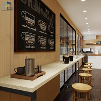 Restaurant/Café Modulaire Préfabriqué en Conteneur avec Fenêtre de Service – Conception Durable pour Magasin et Expédition
