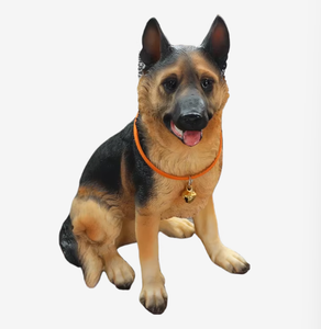 Figurine décorative en résine, chien <span class=keywords><strong>berger</strong></span> allemand noir simulé, pour salon, entrée, armoire, bureau - Product Image 3