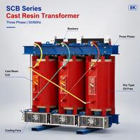 Transformateur sec à usage intensif pour complexes industriels avec fonctionnement stable Conception ignifuge Certification CE IEC