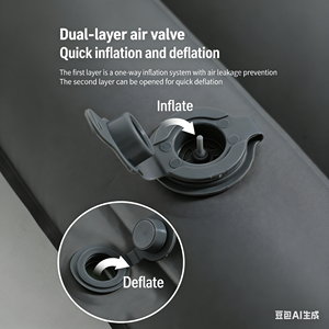 <span class=keywords><strong>ที่นอน</strong></span>เป่าลมไนลอนหนา 10 ซม. สำหรับตั้งแคมป์กลางแจ้ง <span class=keywords><strong>พร้อม</strong></span>หมอนในตัว พับเก็บได้ น้ำหนักเบา พกพาสะดวก - Product Image 3