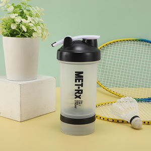 Gagnez une promotion de qualité supérieure Fitness Protein Gym Bouteille d'eau shaker en plastique sans BPA avec boîte à pilules - Product Image 5