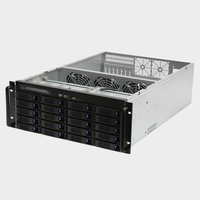Châssis de serveur JBLON 4U Hot Swap 24 baies Hot Swap JBOD ATX 4U Rack avec ventilateur Boîtiers d'ordinateur et tours Stock