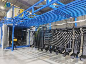 Sistema di linea di rivestimento in polvere elettrostatica per rete di recinzione - Product Image 2