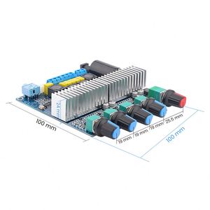 Nhà không dây mini kỹ thuật số BT âm thanh 2x50W khuếch đại Modulo amplificador loa siêu trầm Power Amp - Product Image 6