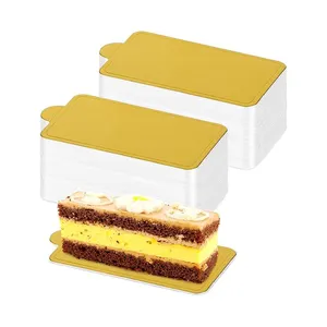 Placa retangular de papelão para bolo de peixe e carne de salmão defumado, placas de ouro para bolo de 6x8 polegadas, placa redonda prateada para bolo e tambor