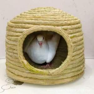 Nouveau Château en Paille pour Lapins – Maison Chaude pour Hamsters et Cochons d'Inde – Fournitures pour Animaux de Compagnie – Nids pour Pigeons et Oiseaux – Vente en Gros - Product Image 1