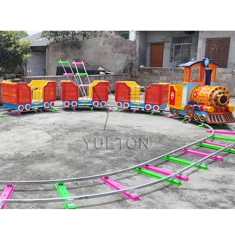 카니발 어트랙션 장비 구조 트랙 기차 미니 기차 어린이 놀이 공원 트랙 기차 판매
