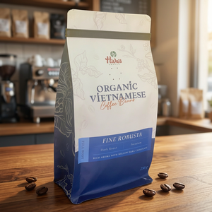 เมล็ดกาแฟคั่วพรีเมียม โรบัสต้า เวียดนาม ราคาขายส่ง 0.25 กก. รับผลิตแบรนด์ส่วนตัว กาแฟแท้ กาแฟสด พร้อมส่งออก - Product Image 6