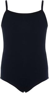 Maillot de Ballet Tipo Camisola para Niñas – Maillot de Danza de Algodón Suave con Tirantes Ajustables y Forro Completo en la Parte Delantera - Product Image 4
