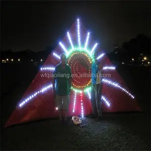 UFO Layang-layang Disesuaikan Bercahaya Layang-layang LED Layang-layang