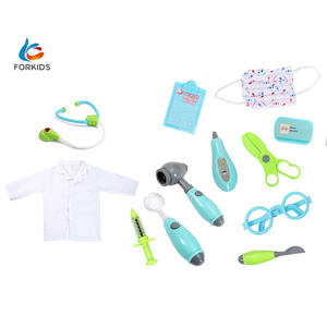 Divertidos Disfraces de <span class=keywords><strong>Halloween</strong></span> de 12 Piezas para Niños al por Mayor, Set de <span class=keywords><strong>Juguetes</strong></span> de Doctor para Niños - Product Image 1