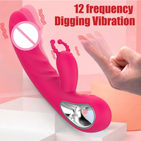 2-in-1 G-Punkt Vibrator und Heizender Dildo Klitoris-Stimulator 12 Doppelte Vibration Weiblicher Masturbator Sexspielzeug für Paar-Vergnügen