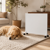 Calentador Eléctrico Inteligente WiFi de 450W, Panel Infrarrojo, Calentador Radiante Portátil de Pared, Calefacción Energéticamente Eficiente para el Hogar y la Oficina