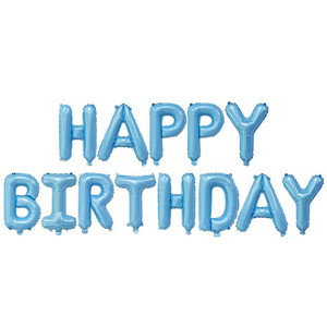 Ensemble de ballons en plastique écologiques non toxiques durables de 16 pouces avec inscription « Joyeux anniversaire » pour la décoration de fête d'enfants - Product Image 4