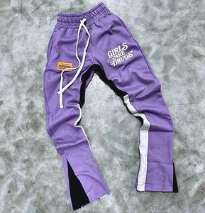 Мужские хлопковые спортивные штаны с широкими штанинами, 400 - Product Image 3