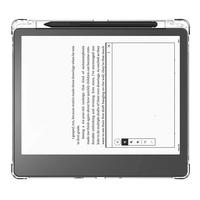Casing Transparan Kindle Scribe 11" dengan Tempat Pensil, Pelindung Sudut Anti Benturan, Penutup E-Book TPU untuk Kindle Scribe Colorsoft 11" 2026