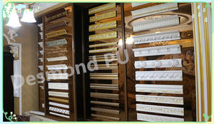 Белый полиуретановый декоративный угловой формовочный карниз дизайн PU декоративный коронный молдинг для гостиничного применения - Product Image 5