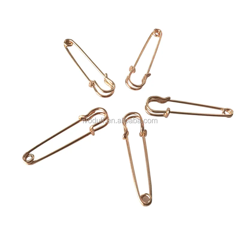 Roségouden Pin 50Mm Sterke Veiligheidsspeld Broche Grote Broche Metalen Veiligheidsspeld Voor Kleding